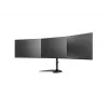 Podstawa pod monitor na biurko MULTIBRACKETS M Deskstand Basic Triple — 3-kierunkowa, VESA 75x75–100x100, udźwig do 24 kg, do ekranów 15–27 cali, czarna