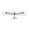 Podstawa pod monitor na biurko MULTIBRACKETS M Deskstand Basic Triple — 3-kierunkowa, VESA 75x75–100x100, udźwig do 24 kg, do ekranów 15–27 cali, czarna