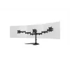 Podstawa pod monitor na biurko MULTIBRACKETS M Deskstand Basic Triple — 3-kierunkowa, VESA 75x75–100x100, udźwig do 24 kg, do ekranów 15–27 cali, czarna