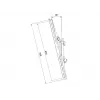 Ramię do montażu płaskiego ekranu MULTIBRACKETS M Pro Series Tilt Arms 600 mm, stal, czarny, 2 szt.