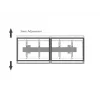 Ramię do montażu płaskiego panelu Multibrackets M Pro Series Micro-Adjustable Arms 400 mm Stal Czarna