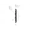 Ramię do montażu płaskiego panelu Multibrackets M Pro Series Micro-Adjustable Arms 400 mm Stal Czarna