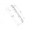 Ramię do montażu płaskiego panelu Multibrackets M Pro Series Micro-Adjustable Arms 400 mm Stal Czarna