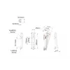Uchwyt do montażu płaskiego panelu MULTIBRACKETS M Pro Series Tilt Arms 200 mm Czarna stal, 1,5 kg, 2 szt.