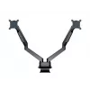 Multibrackets M VESA Gas Lift Arm Dual Side by Side Czarny Clamp 20 kg 15-32 inch