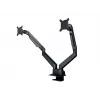 Multibrackets M VESA Gas Lift Arm Dual Side by Side Czarny Clamp 20 kg 15-32 inch