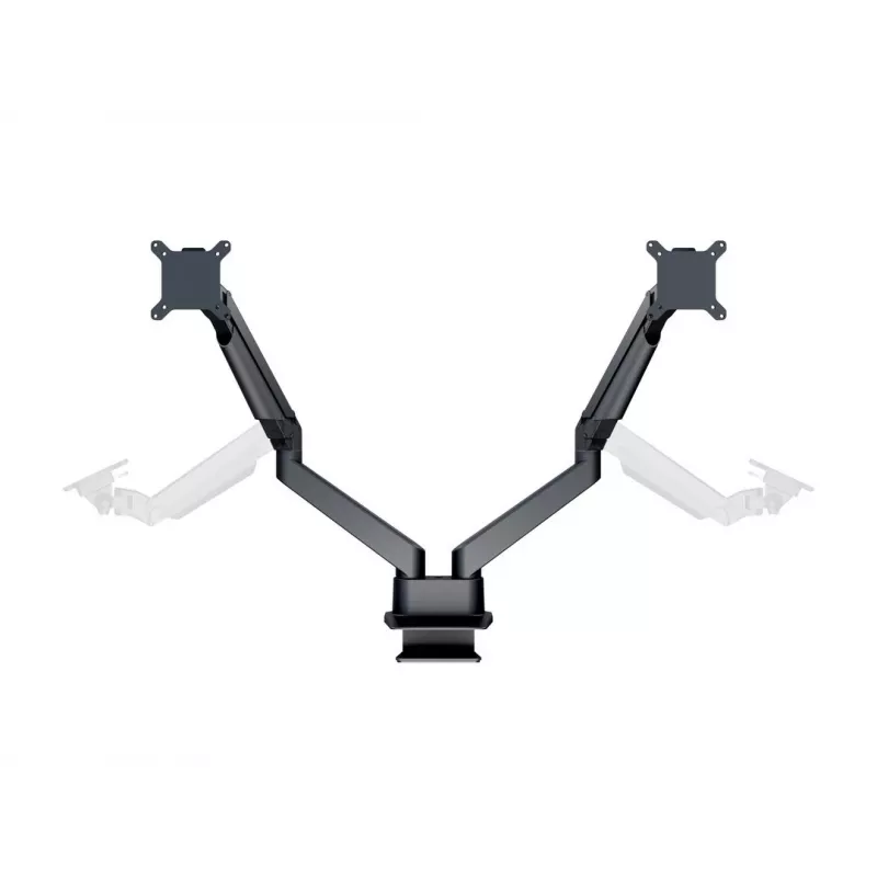 Multibrackets M VESA Gas Lift Arm Dual Side by Side Czarny Clamp 20 kg 15-32 inch
