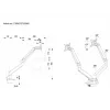 Multibrackets M VESA Gas Lift Arm Dual Side by Side Czarny Clamp 20 kg 15-32 inch