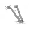 Multibrackets M VESA Gas Lift Arm Dual Side by Side Czarny Clamp 20 kg 15-32 inch