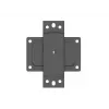 Multibrackets M Pro Series - Mała płyta ścienna, Płyta ścienna, Czarny, Stal, 30 kg, Szyna, M Pro Series