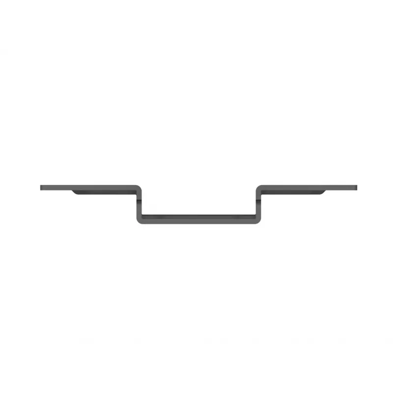 Multibrackets M Pro Series - Mała płyta ścienna, Płyta ścienna, Czarny, Stal, 30 kg, Szyna, M Pro Series