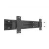 Multibrackets M Pro Series - Mała płyta ścienna, Płyta ścienna, Czarny, Stal, 30 kg, Szyna, M Pro Series
