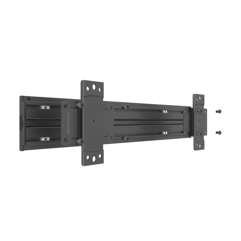 Multibrackets M Pro Series - Mała płyta ścienna, Płyta ścienna, Czarny, Stal, 30 kg, Szyna, M Pro Series