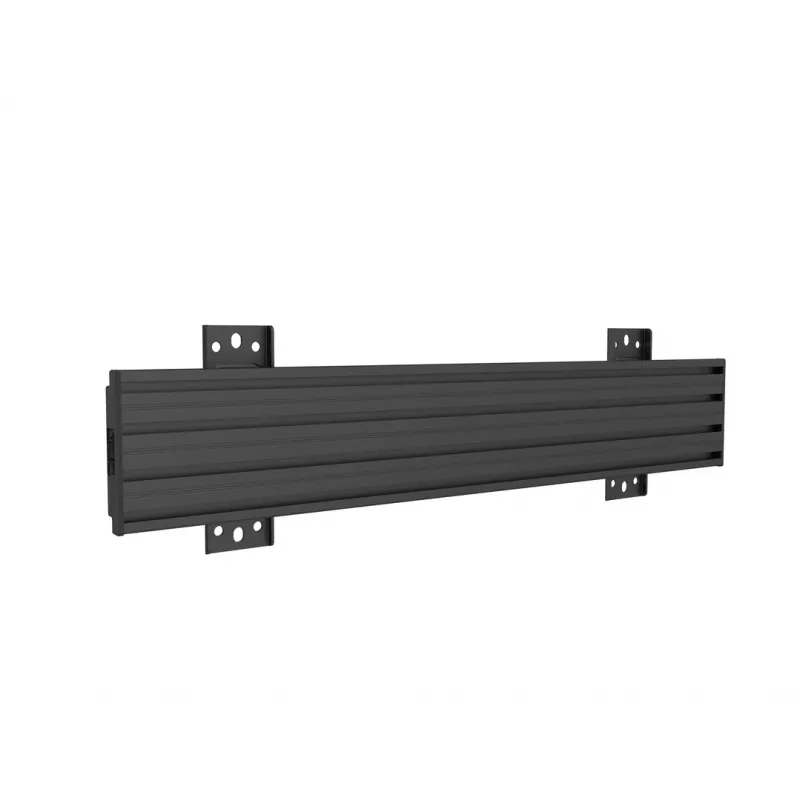 Multibrackets M Pro Series - Mała płyta ścienna, Płyta ścienna, Czarny, Stal, 30 kg, Szyna, M Pro Series