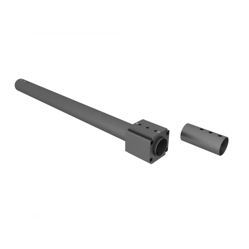 Uchwyt wiertarski do słupa MULTIBRACKETS M Pro Series — obudowa stalowa, czarny, 76,5 × 78,2 mm, 1,5 kg