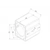 Uchwyt wiertarski do słupa MULTIBRACKETS M Pro Series — obudowa stalowa, czarny, 76,5 × 78,2 mm, 1,5 kg