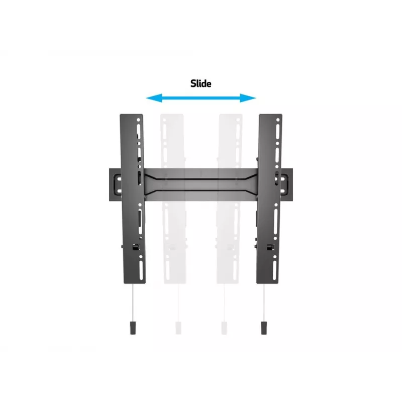 Multibrackets M VESA Wallmount Super cienki Tilt 400 MAX, 81,3 cm (32 inch), 139,7 cm (55 inch), 100 x 100 mm, 400 x 400 mm, tworzywo sztuczne, stal, czarny