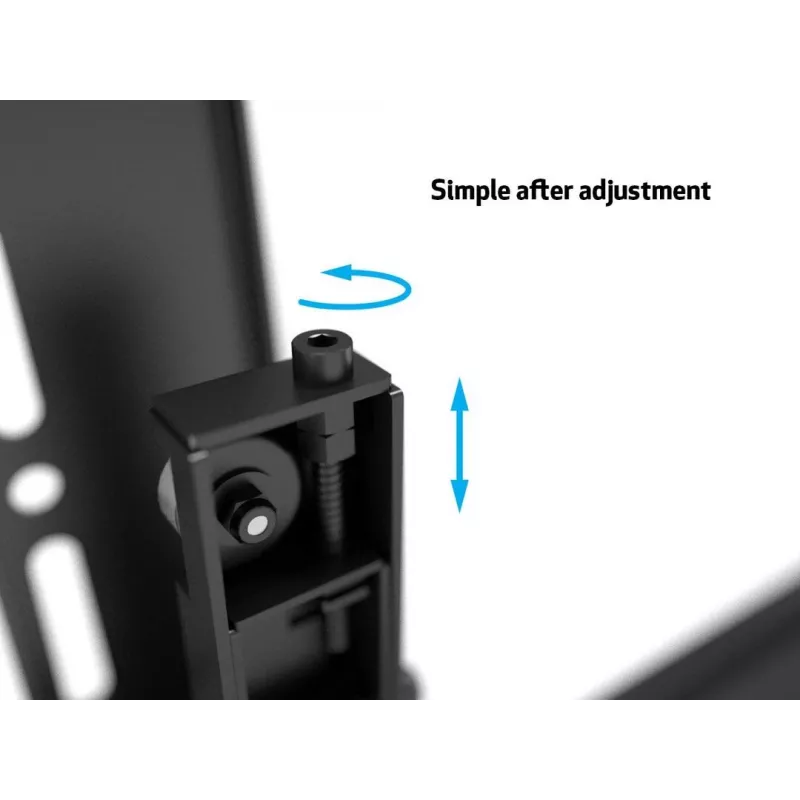 Multibrackets M VESA Wallmount Super cienki Tilt 400 MAX, 81,3 cm (32 inch), 139,7 cm (55 inch), 100 x 100 mm, 400 x 400 mm, tworzywo sztuczne, stal, czarny