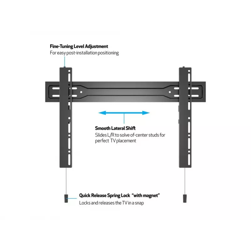 Multibrackets M VESA Wallmount Super cienki Fixed 600 MAX 35 kg 32-100 cale