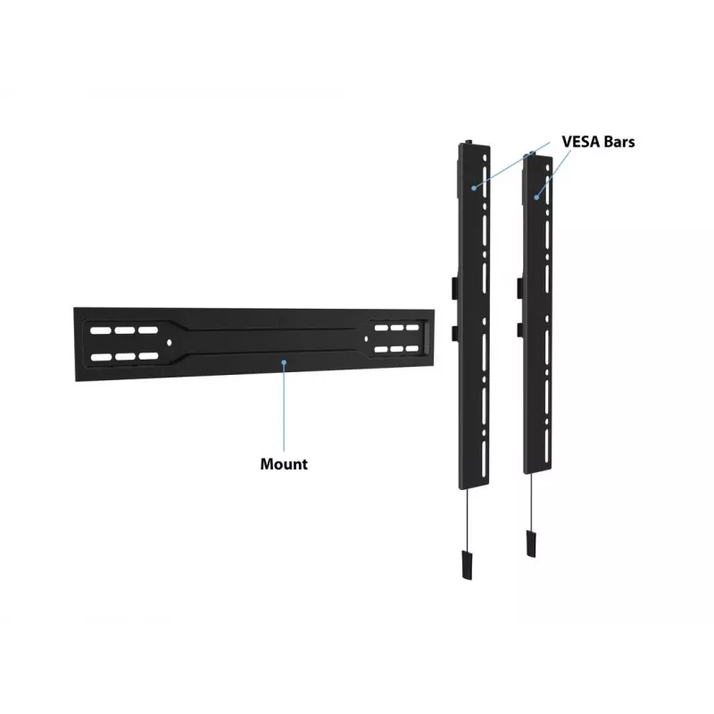 Multibrackets M VESA Wallmount Super cienki Fixed 600 MAX 35 kg 32-100 cale