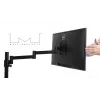 Uchwyt biurkowy Multibrackets M VESA Deskmount Officeline Single II Czarny