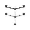 Uchwyt biurkowy Multibrackets M VESA Officeline Quad Czarny