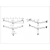 Uchwyt biurkowy Multibrackets M VESA Officeline Quad Czarny