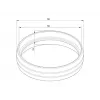 Osłona rury Multibrackets M Pro Series External Pipe Cover biały Plastic 10g 13mm 5.5cm