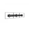 Multibrackets M Pro Series - Monitor Mount Flex Pro 75/100, Uchwyt, Czarny, Stal, 20 kg, Sufit/Podłoga, Pro Series