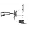 Multibrackets M Uniwersalne Ramię Długiego Zasięgu 1010mm HD Pojedyncze 40kg 42-75 cali