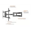 Multibrackets M Uniwersalne ramię o długim zasięgu 910 mm HD, Dual