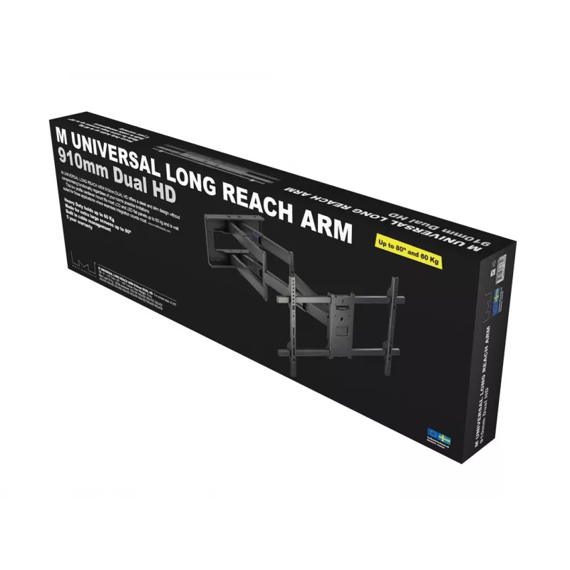 Multibrackets M Uniwersalne ramię o długim zasięgu 910 mm HD, Dual