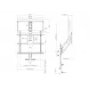 Uchwyt, Multibrackets, M Pull Down Full Motion Flexarm