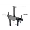 Multibrackets M Motorized Floorstand 120 kg Czarny incl cabinet & camerashelf
