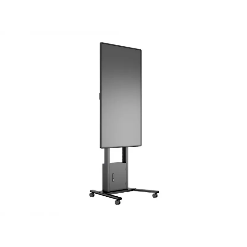 Multibrackets M Motorized Floorstand 120 kg Czarny incl cabinet & camerashelf