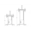 Multibrackets M Motorized Floorstand 120 kg Czarny incl cabinet & camerashelf