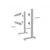Płyta urządzenia Multibrackets M Pro Series Płyta łącząca Czarna Stal 2.1 kg