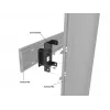 Płyta urządzenia Multibrackets M Pro Series Płyta łącząca Czarna Stal 2.1 kg