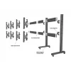 Płyta urządzenia Multibrackets M Pro Series Płyta łącząca Czarna Stal 2.1 kg