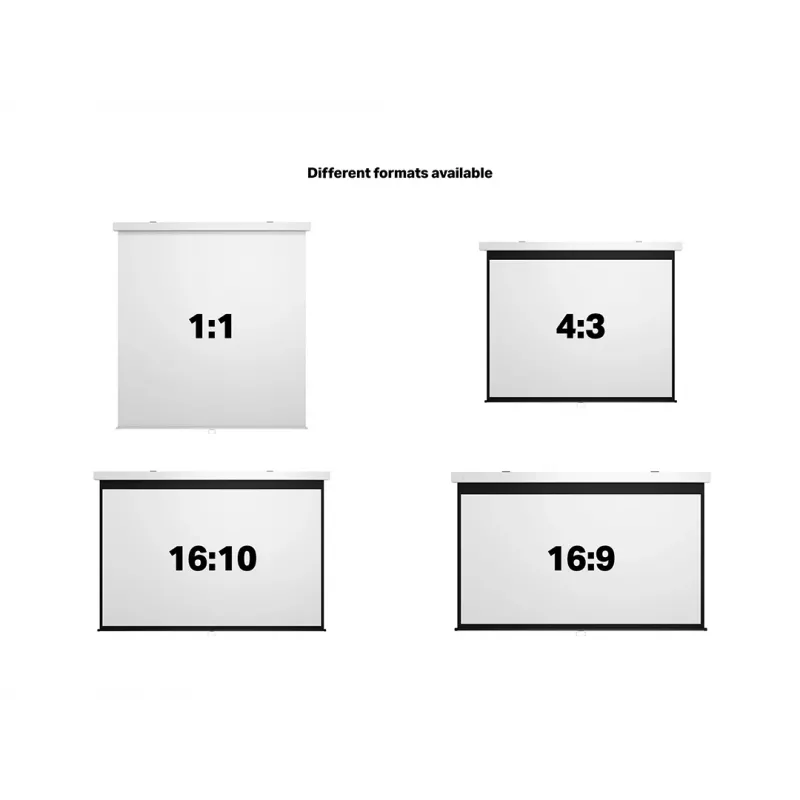Multibrackets M 1:1 Manual Self-Lock Projection Screen Deluxe 240x240, 135 cali Biała Edycja