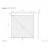 Multibrackets M 1:1 Manual Self-Lock Projection Screen Deluxe 240x240, 135 cali Biała Edycja