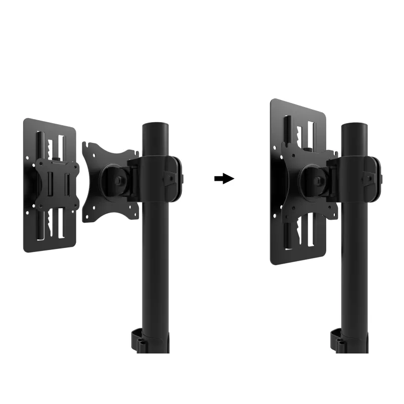 Multibrackets M VESA Monitor Slider Czarny Clamp 8 kg 13 do 27 cali