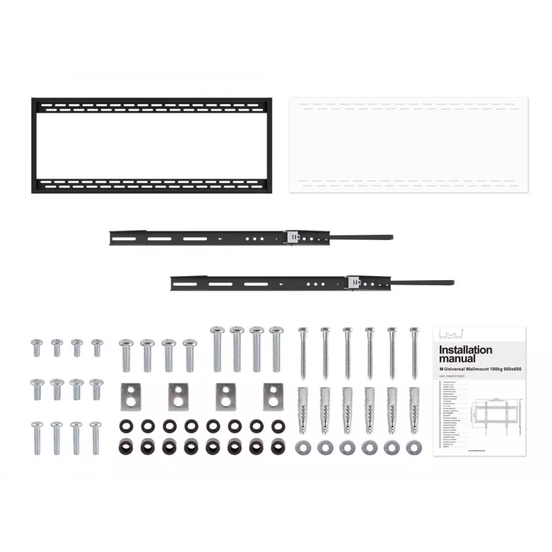 Multibrackets M Uniwersalny uchwyt ścienny HD 100 kg 900x600