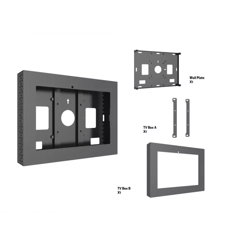 Obudowa MULTIBRACKETS M Pro Series do ELO 10 cali – stal, czarna, 2 kg