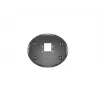 Grommet base MULTIBRACKETS M Deskmount HD — aluminium housing, Czarny, Ø 21 cm, H 40 mm, 500 g