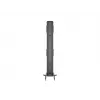 Grommet base MULTIBRACKETS M Deskmount HD — aluminium housing, Czarny, Ø 21 cm, H 40 mm, 500 g