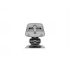 Grommet base MULTIBRACKETS M Deskmount HD — aluminium housing, Czarny, Ø 21 cm, H 40 mm, 500 g