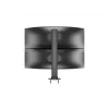 Grommet base MULTIBRACKETS M Deskmount HD — aluminium housing, Czarny, Ø 21 cm, H 40 mm, 500 g