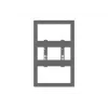 Multibrackets M Pro Series Enclosure 32 inch Wall Small Czarny Steel Landscape/Portrait