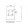 Multibrackets M Pro Series Enclosure 32 inch Wall Small Czarny Steel Landscape/Portrait